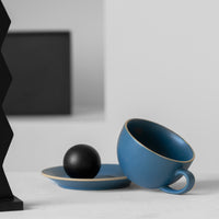 8oz Coffee Cup with Saucer - Lineage Ceramics