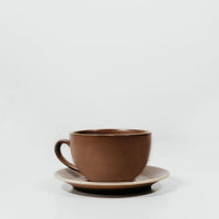 8oz Coffee Cup with Saucer - Lineage Ceramics