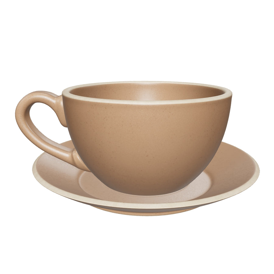 8oz Coffee Cup with Saucer
