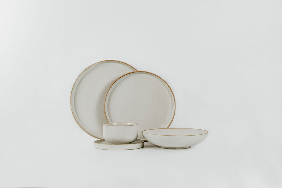 Coupe Full Serving Set (Options for 2, 4, 6) - Lineage Ceramics
