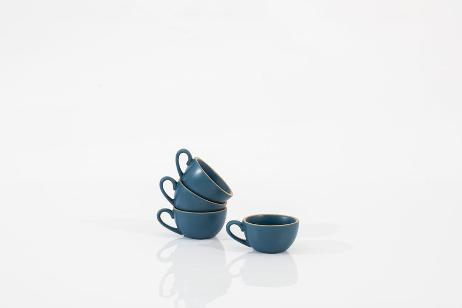3oz Espresso Cup, Set of 4 - Lineage Ceramics