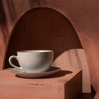 8oz Coffee Cup with Saucer - Lineage Ceramics