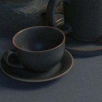 8oz Coffee Cup with Saucer - Lineage Ceramics