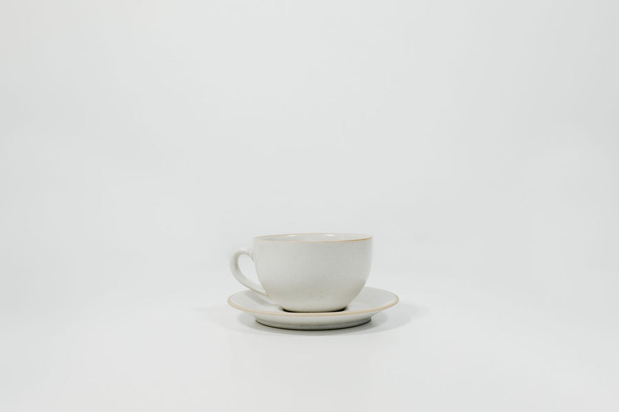 8oz Coffee Cup with Saucer... - Lineage Ceramics