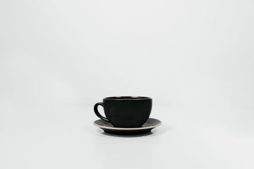 8oz Coffee Cup with Saucer - Lineage Ceramics