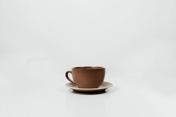 8oz Coffee Cup with Saucer - Lineage Ceramics
