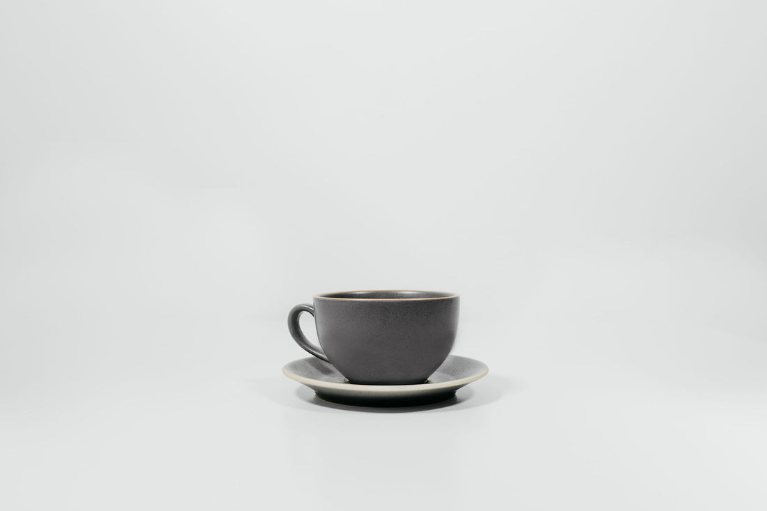 8oz Coffee Cup with Saucer... - Lineage Ceramics