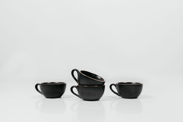 3oz Espresso Cup, Set of 4 - Lineage Ceramics